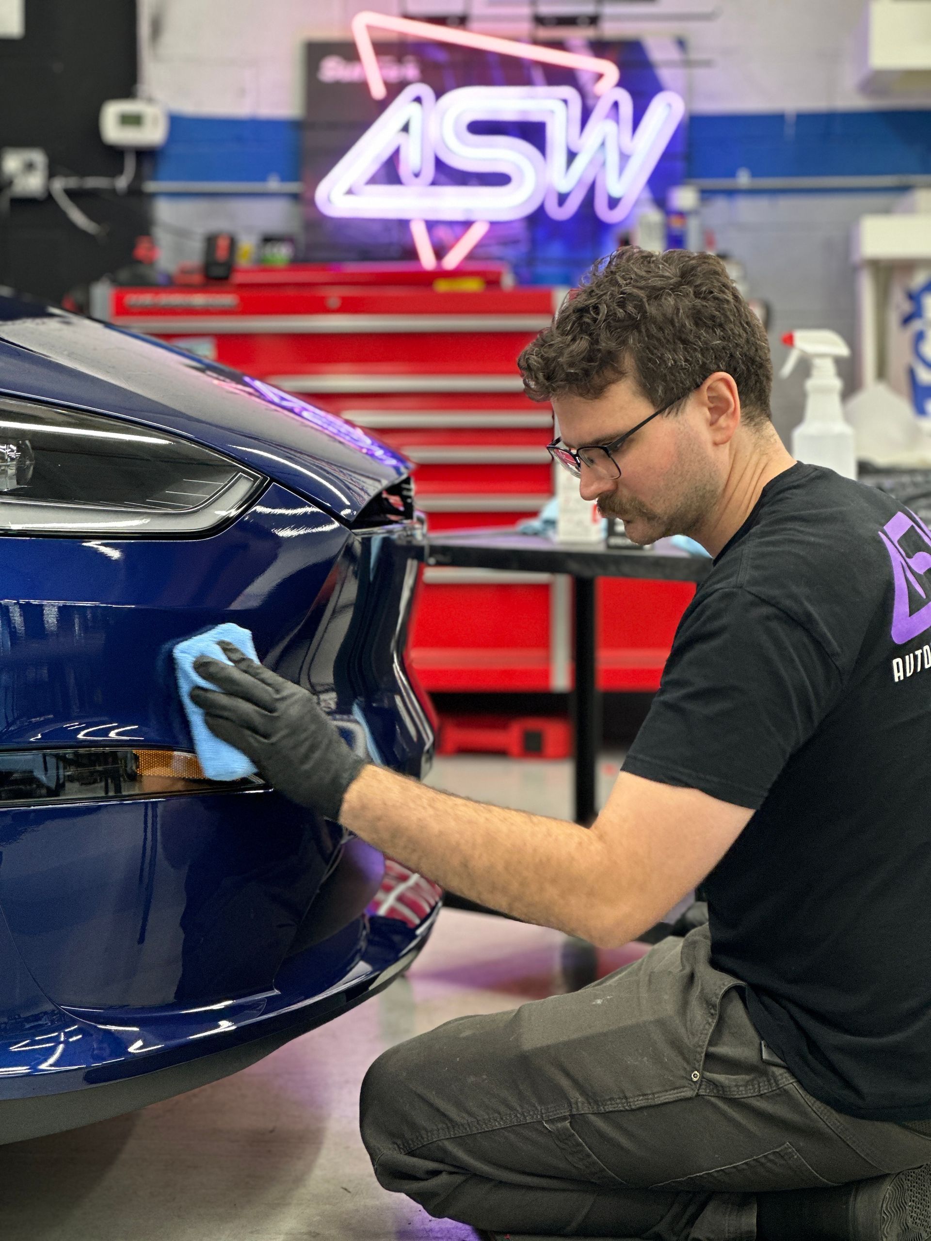 Ceramic coating applied to a Tesla Model X in Fair Lawn NJ